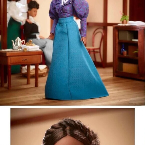 NWT Madam C.J. Walker Inspiring Women Barbie Doll, NIB NRFB - Picture 5 of 11